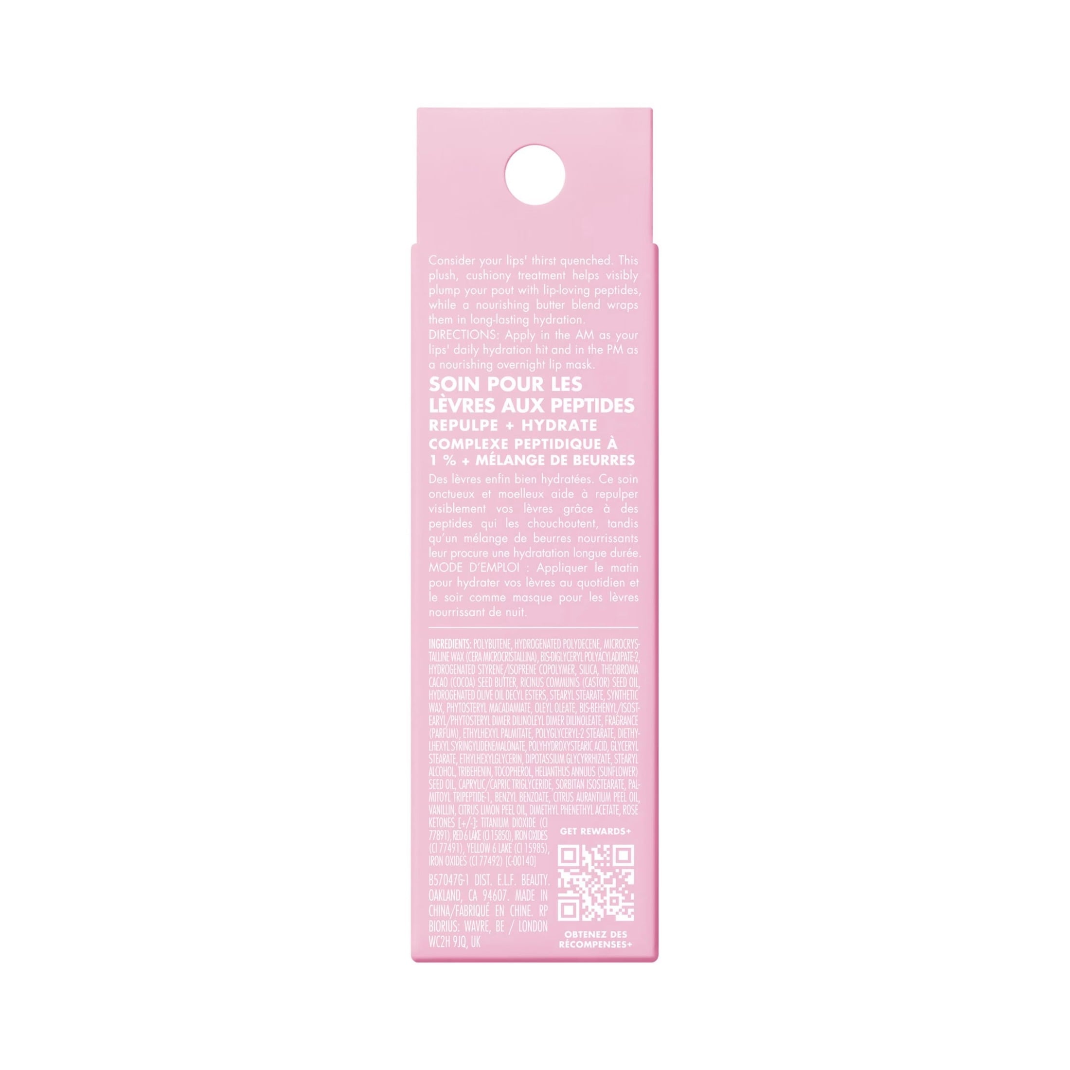 e.l.f. SKIN Thirst Burst Lip Treatment, Sheer Guava, 0.35 oz