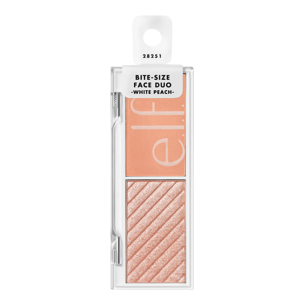 e.l.f. Bite Size Face Duo, White Peach
