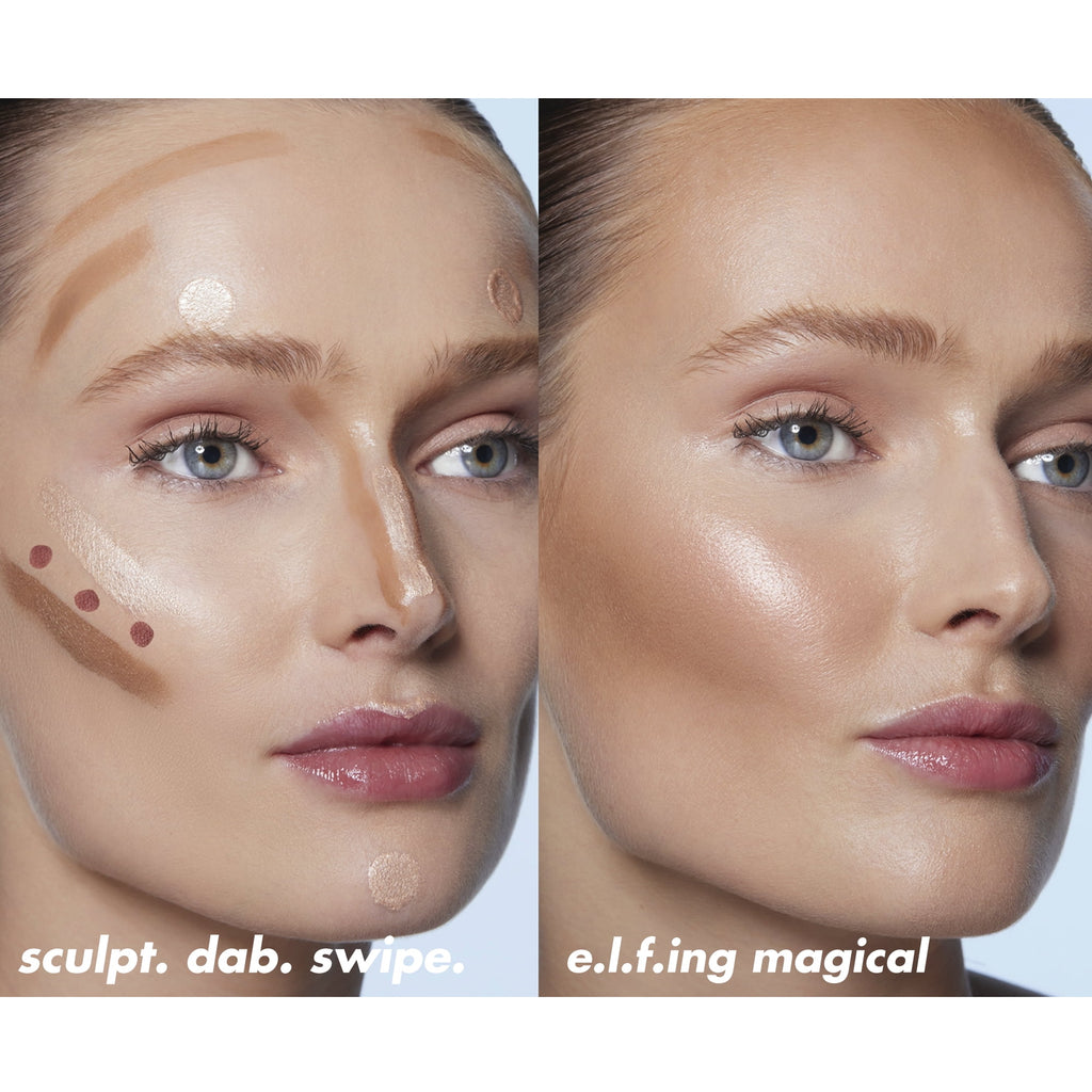elf Halo Glow Contour Beauty Wand Tan/Deep