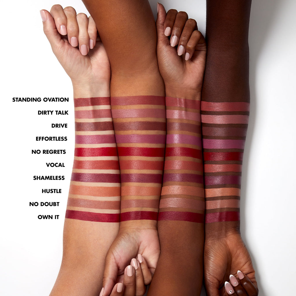 e.l.f. O Face Satin Lipstick, Dirty Talk, 0.13 oz