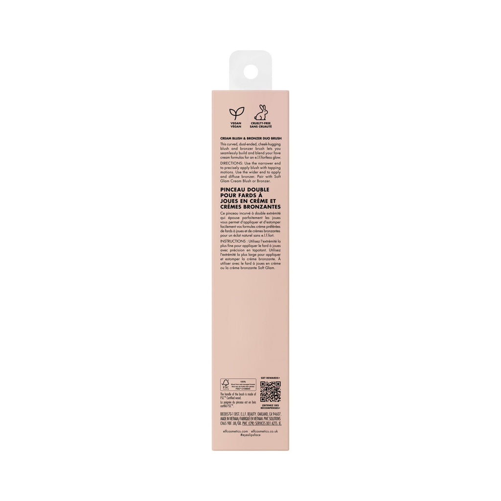 e.l.f. Cream Blush & Bronzer Duo Brush