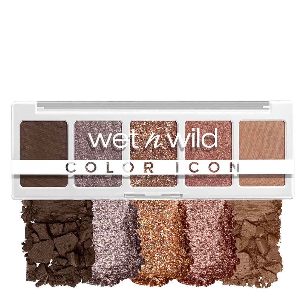 (3 pack) Wet n Wild Color Icon 5 Pan Eye & Face Makeup Palette, Eyeshadow Palette, Camo-Flaunt