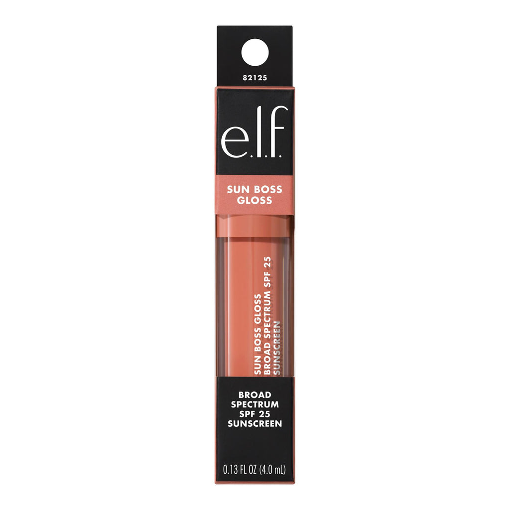 e.l.f. Sun Boss Gloss SPF 25, Peachy Kween, 0.13 fl oz