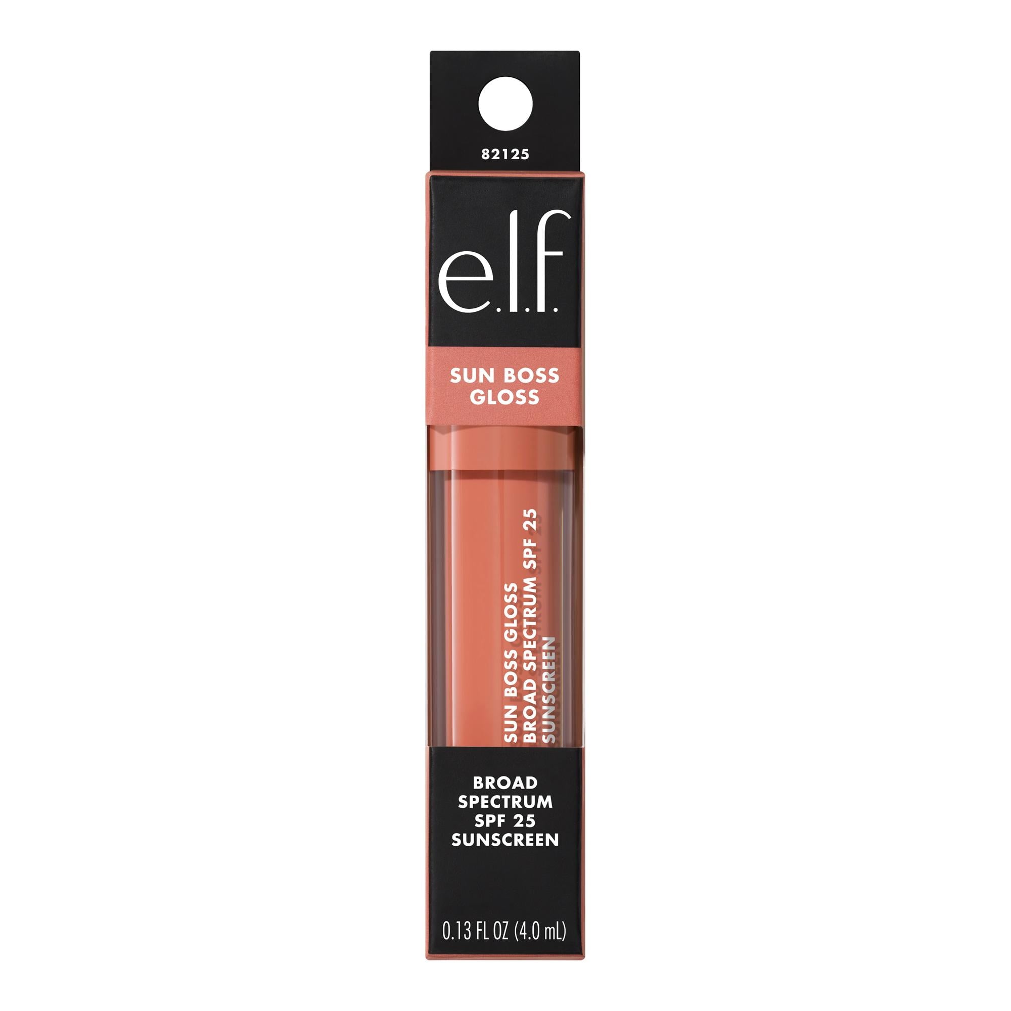 e.l.f. Sun Boss Gloss SPF 25, Peachy Kween, 0.13 fl oz