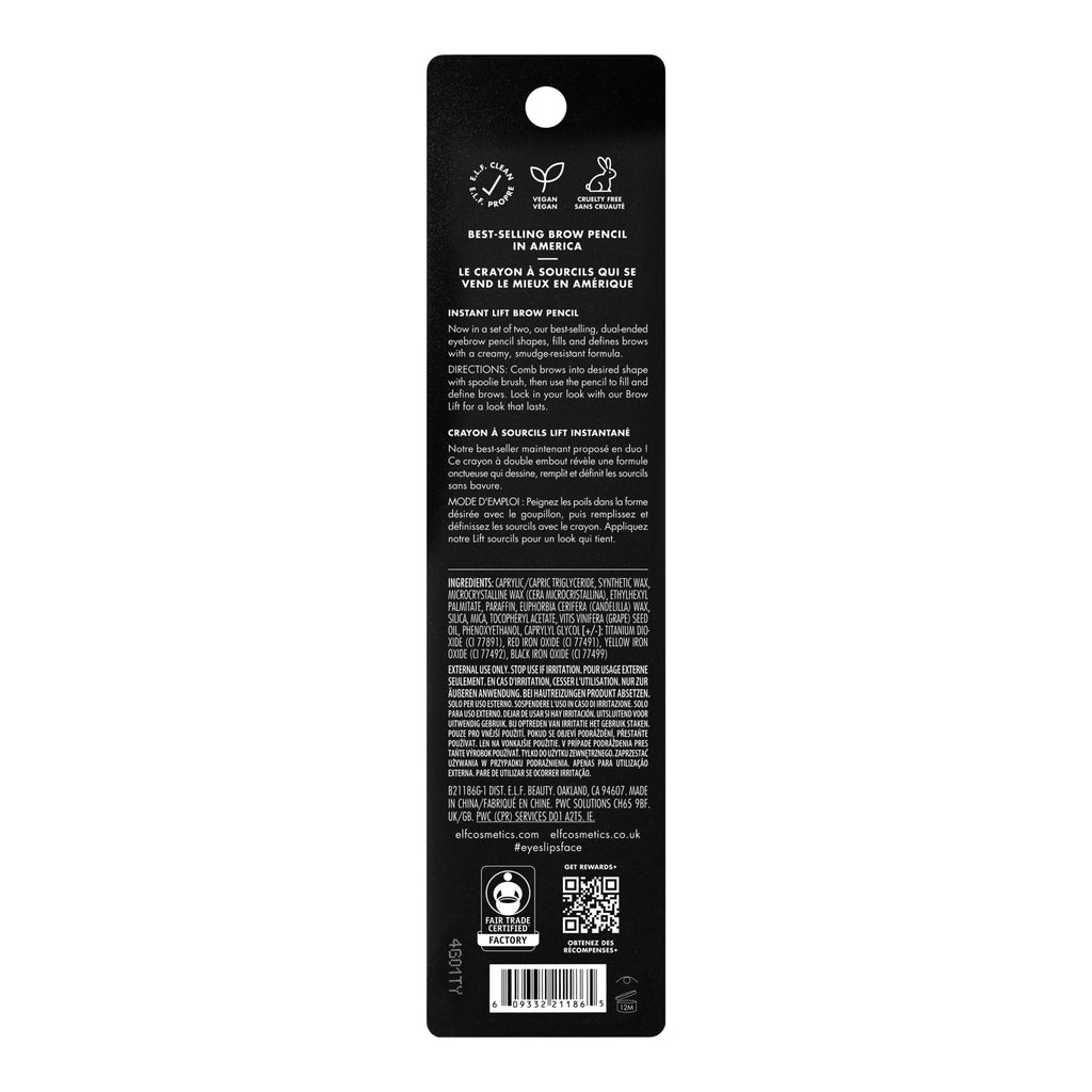 ELF Instant Brow Lift Pencil 2 Packs Taupe