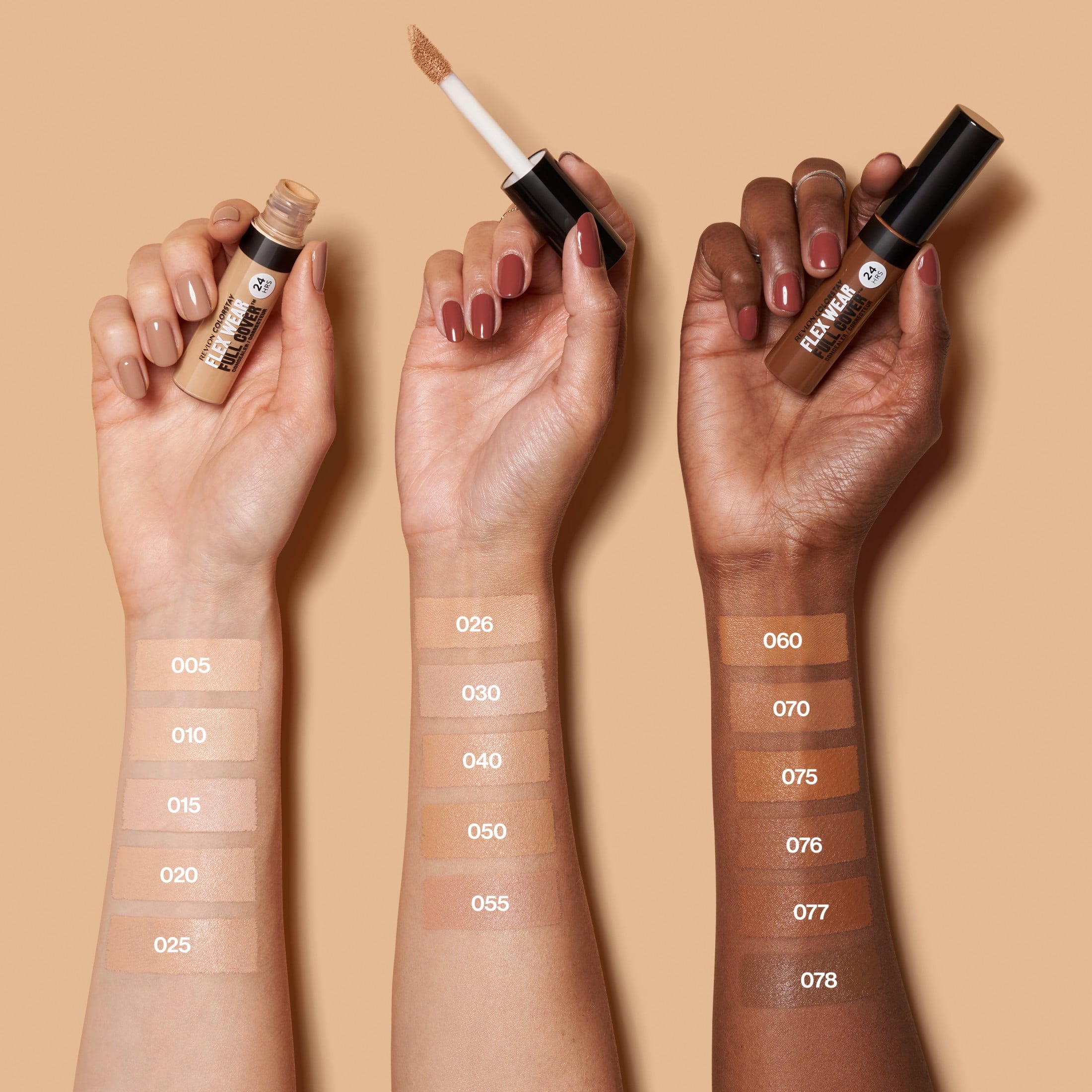 Revlon ColorStay Flex Wear Concealer, Full Coverage, 24HR Wear, 078 Truffle, 0.34 fl oz