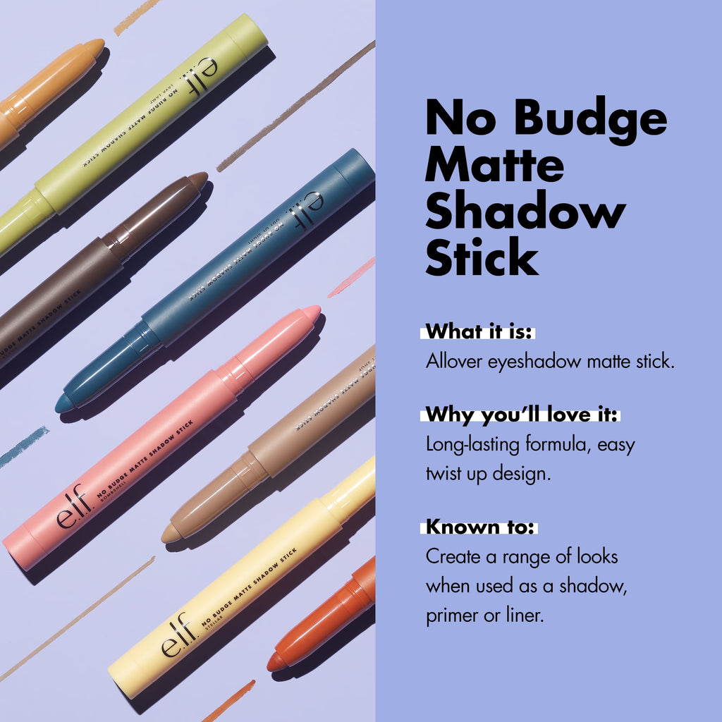 e.l.f. No Budge Matte Shadow Stick, Thrift Shop, 0.05oz