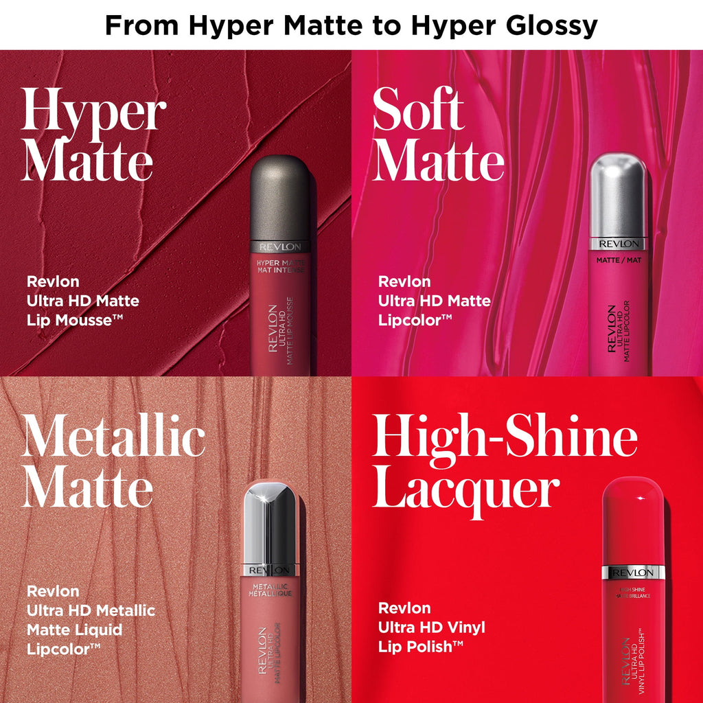 Revlon Ultra HD Matte Lip Mousse, Blue Oasis (835), 0.2 fl oz