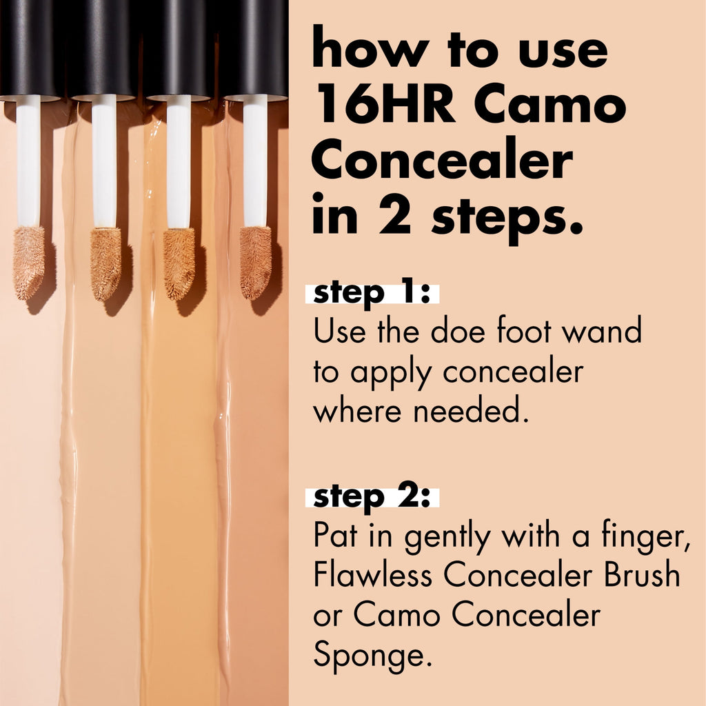 e.l.f. 16HR Camo Concealer, Deep Chestnut, 0.2 fl oz