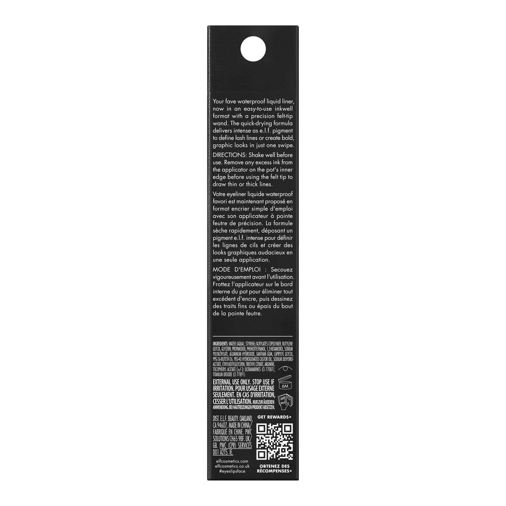 e.l.f. H2O Proof Inkwell Eyeliner, Lavender Daze, 0.11 fl oz