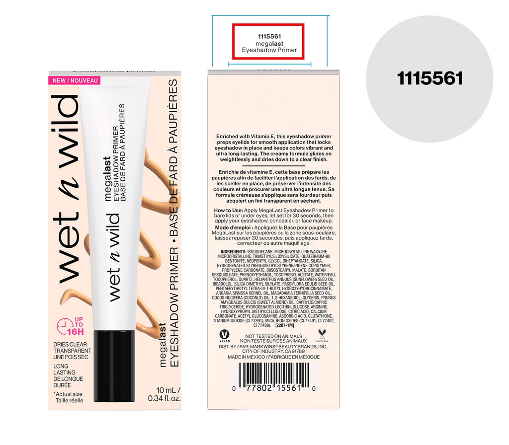 Wet n Wild Mega Last Eyeshadow Eye Primer - Clear