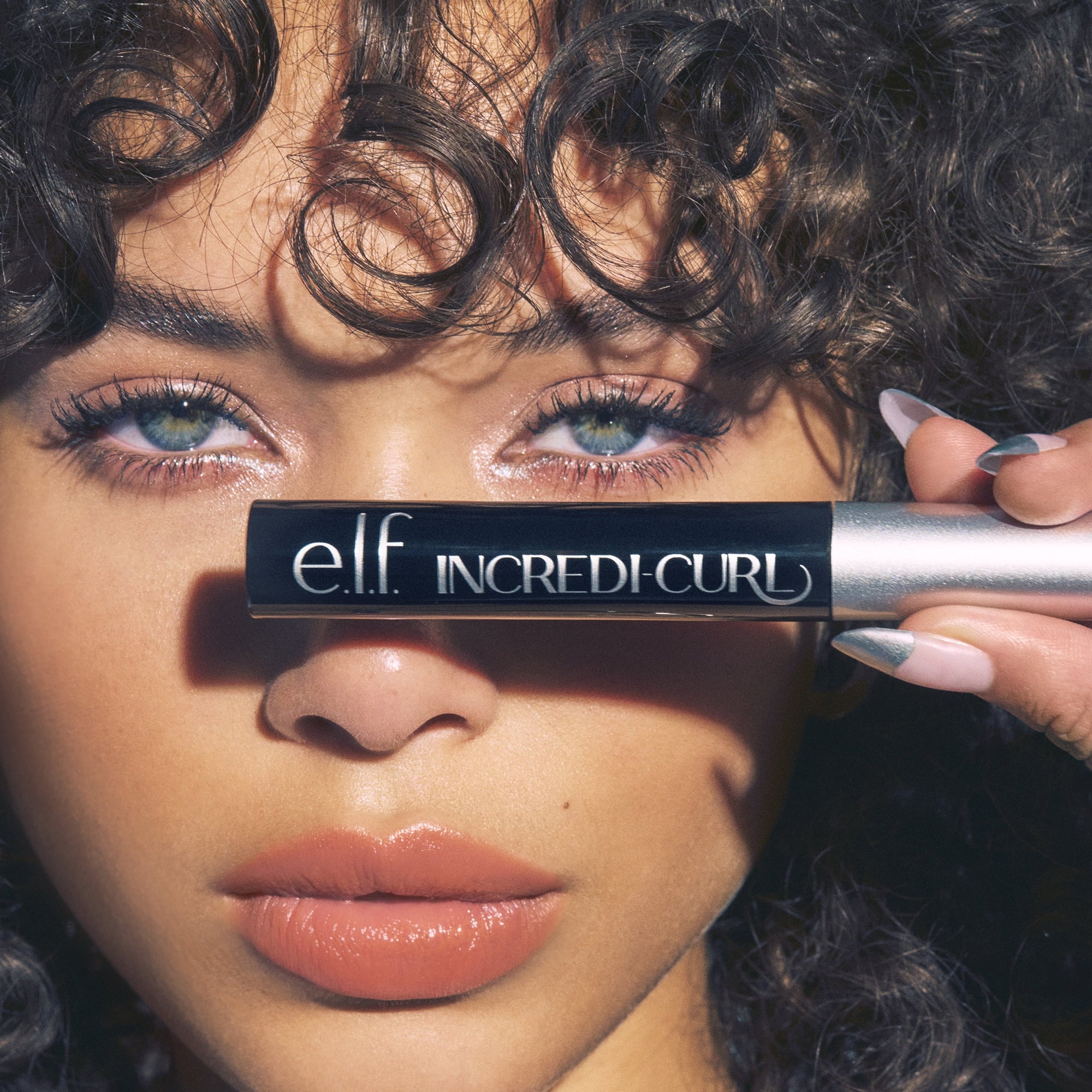 e.l.f. Incredi-Curl Curling & Volumizing Mascara, Pitch Black, 0.32oz