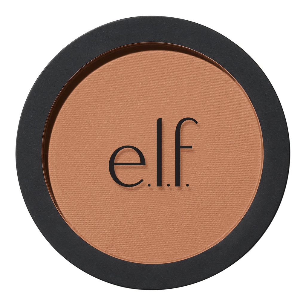 e.l.f. Primer-Infused Matte Bronzer, Fresh Tan, 0.35oz