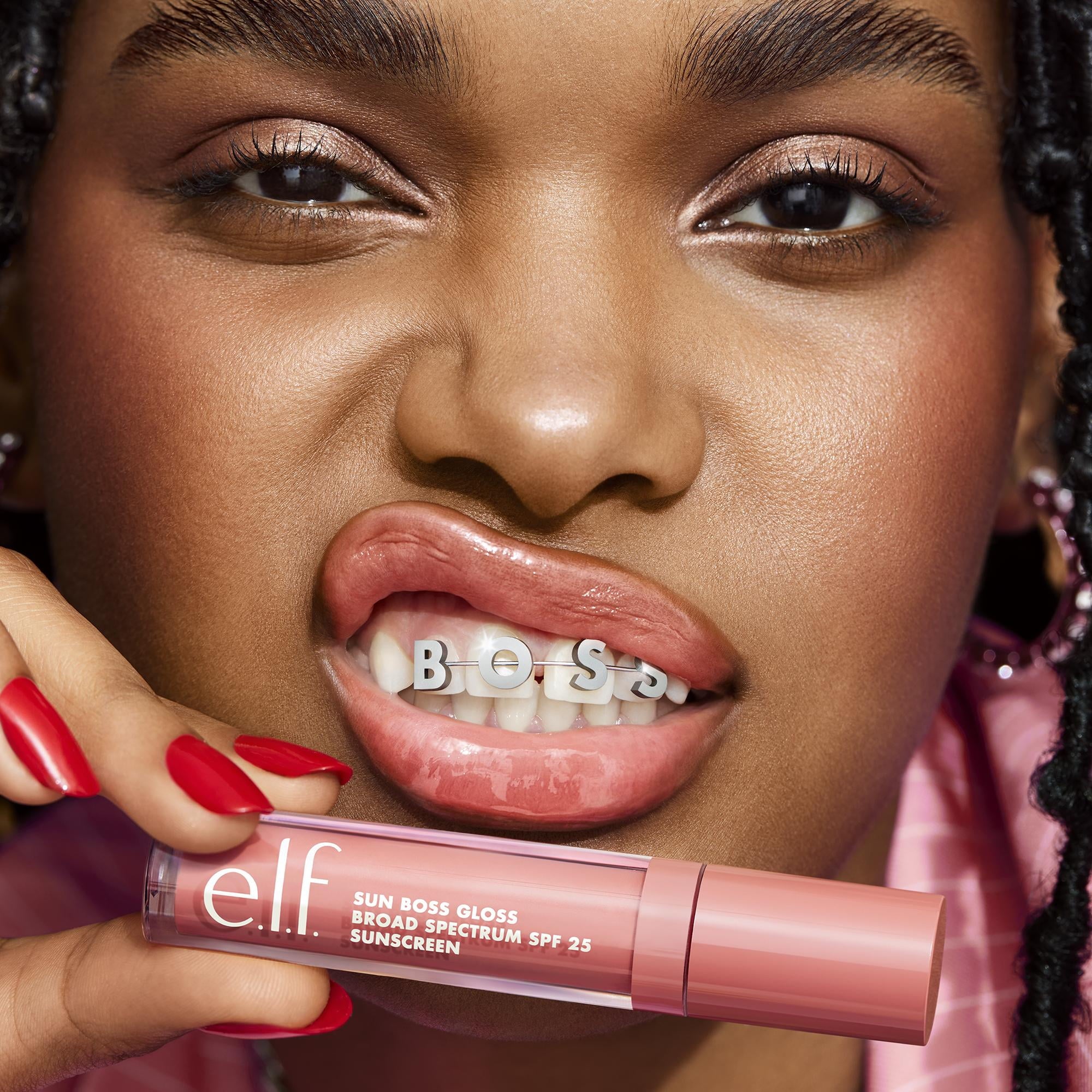 e.l.f. Sun Boss Gloss SPF 25, Peachy Kween, 0.13 fl oz