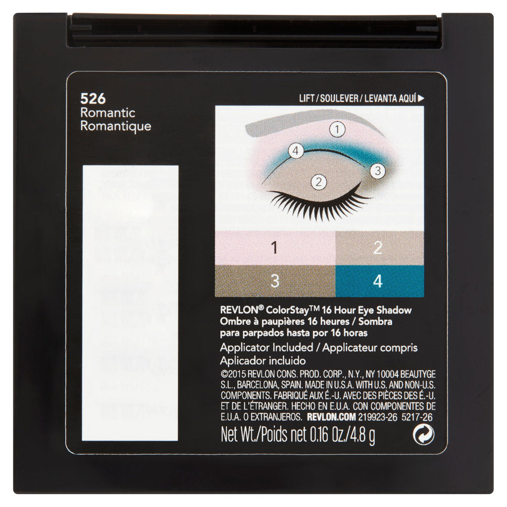 Revlon ColorStay 16 Hour Eye Shadow, Romantic