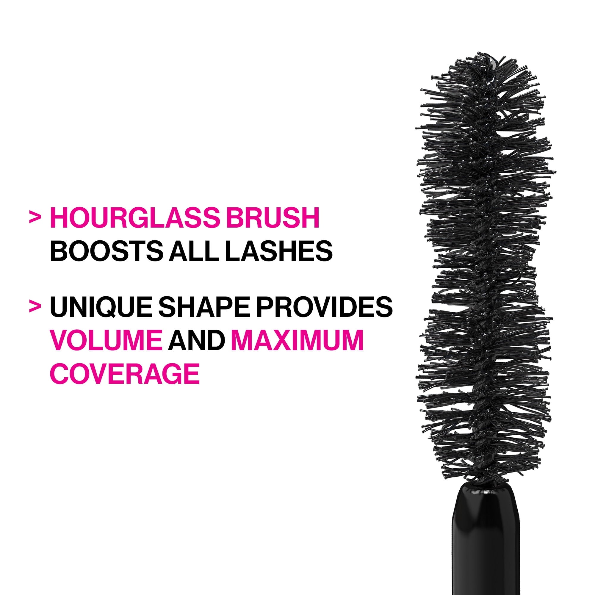 Wet n Wild Big Poppa Waterproof Mascara, Volumizing and Lengthening, Blackest Black, 0.34 fl oz