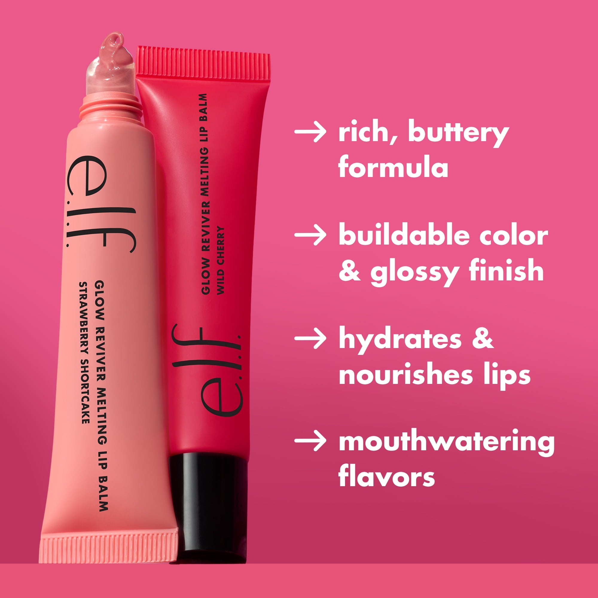 e.l.f. Glow Reviver Melting Lip Balm, Java Chip, 0.52 oz