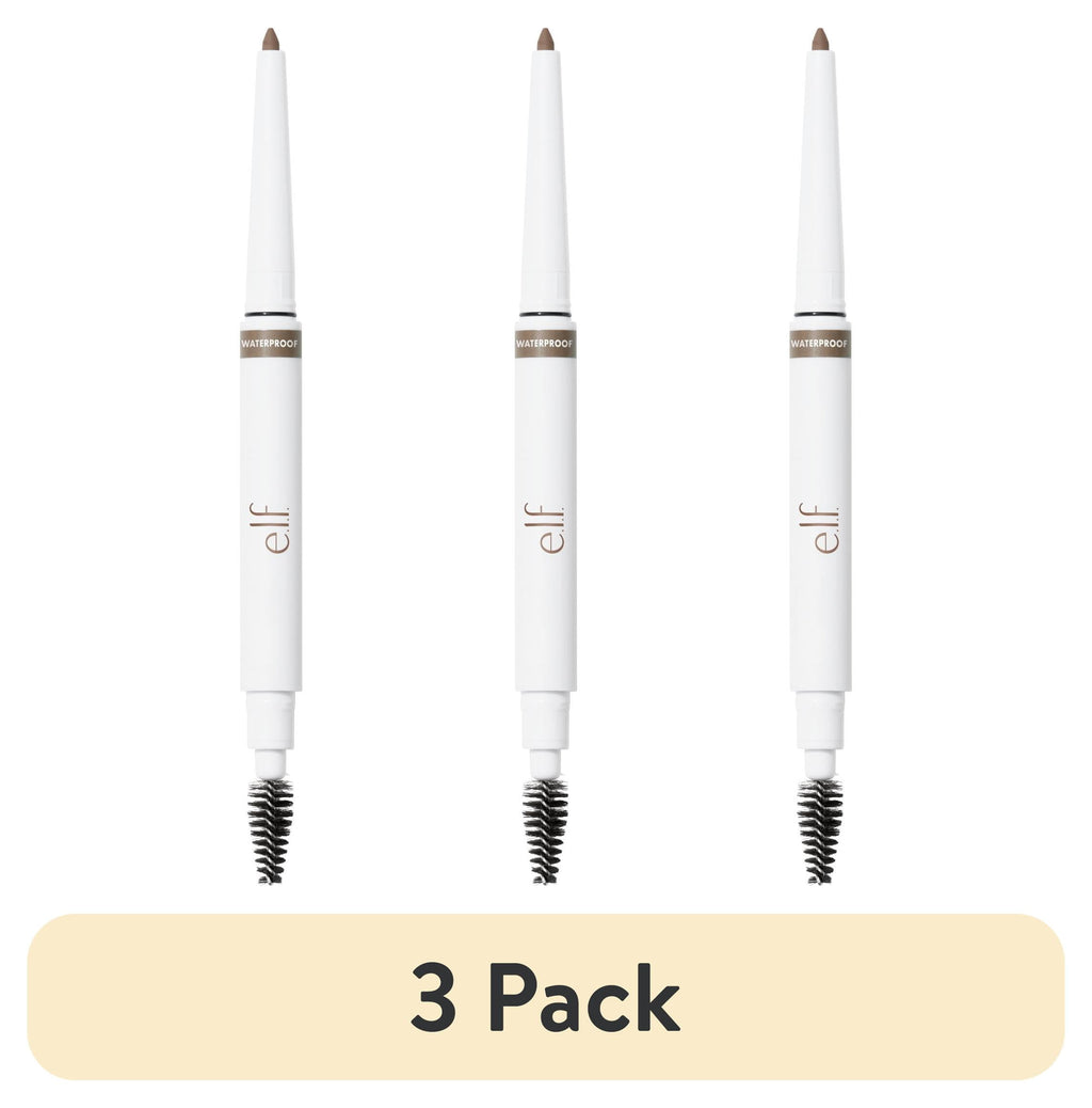 (3 pack) e.l.f. Instant Lift Waterproof Brow Pencil, Blonde, 0.008oz