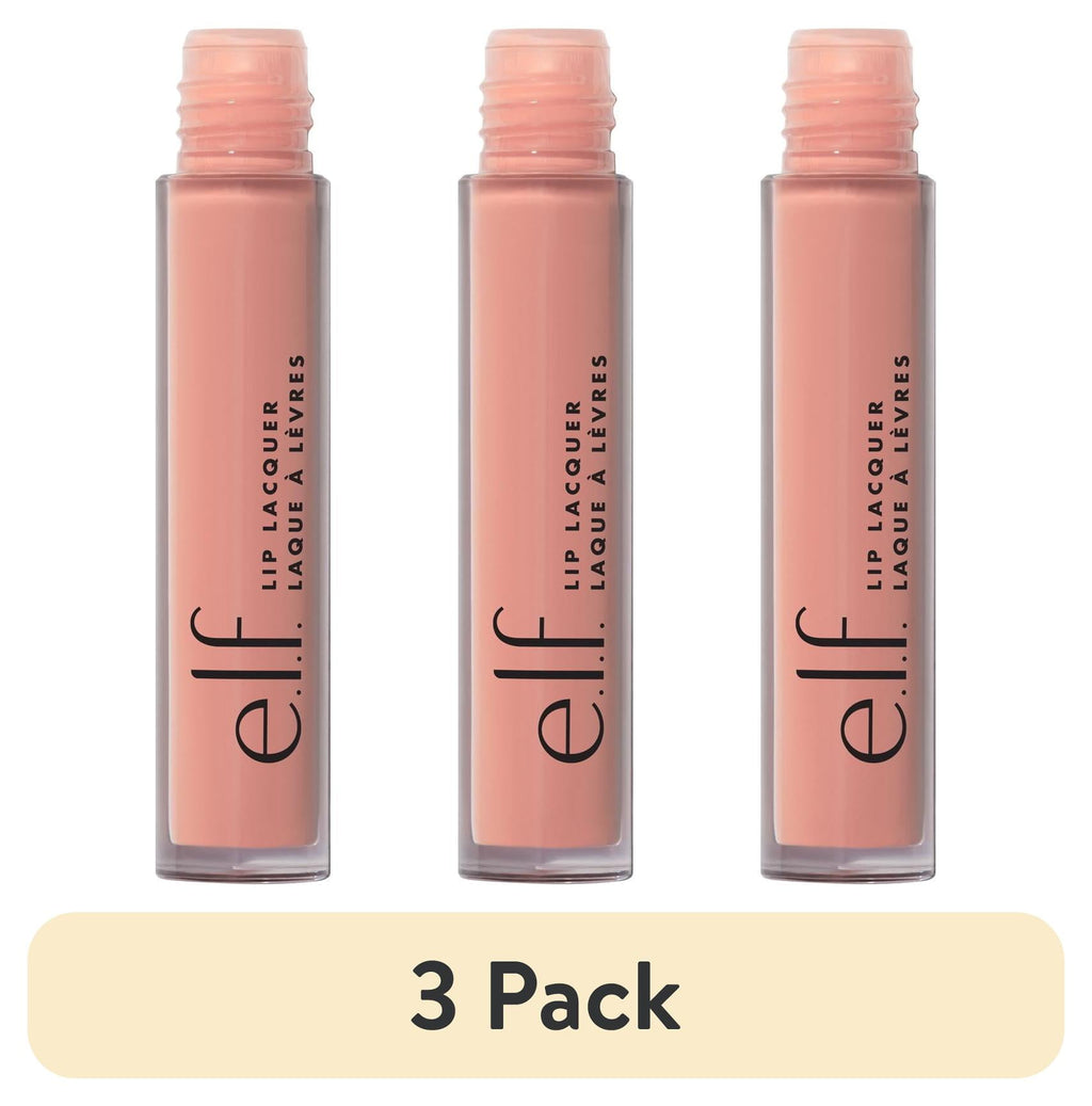 (3 pack) e.l.f. Lip Lacquer, Whisper Pink