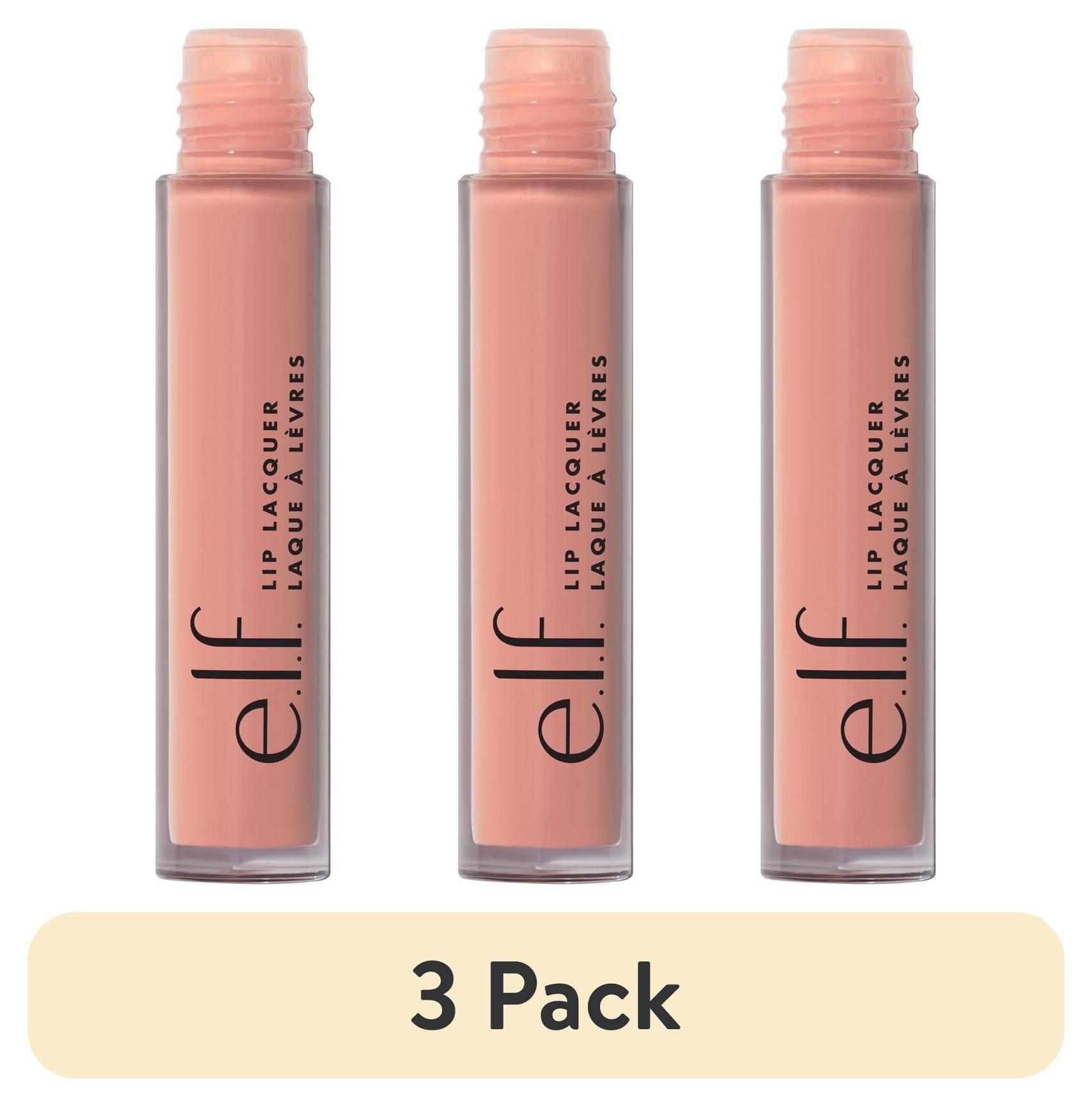 (3 pack) e.l.f. Lip Lacquer, Whisper Pink