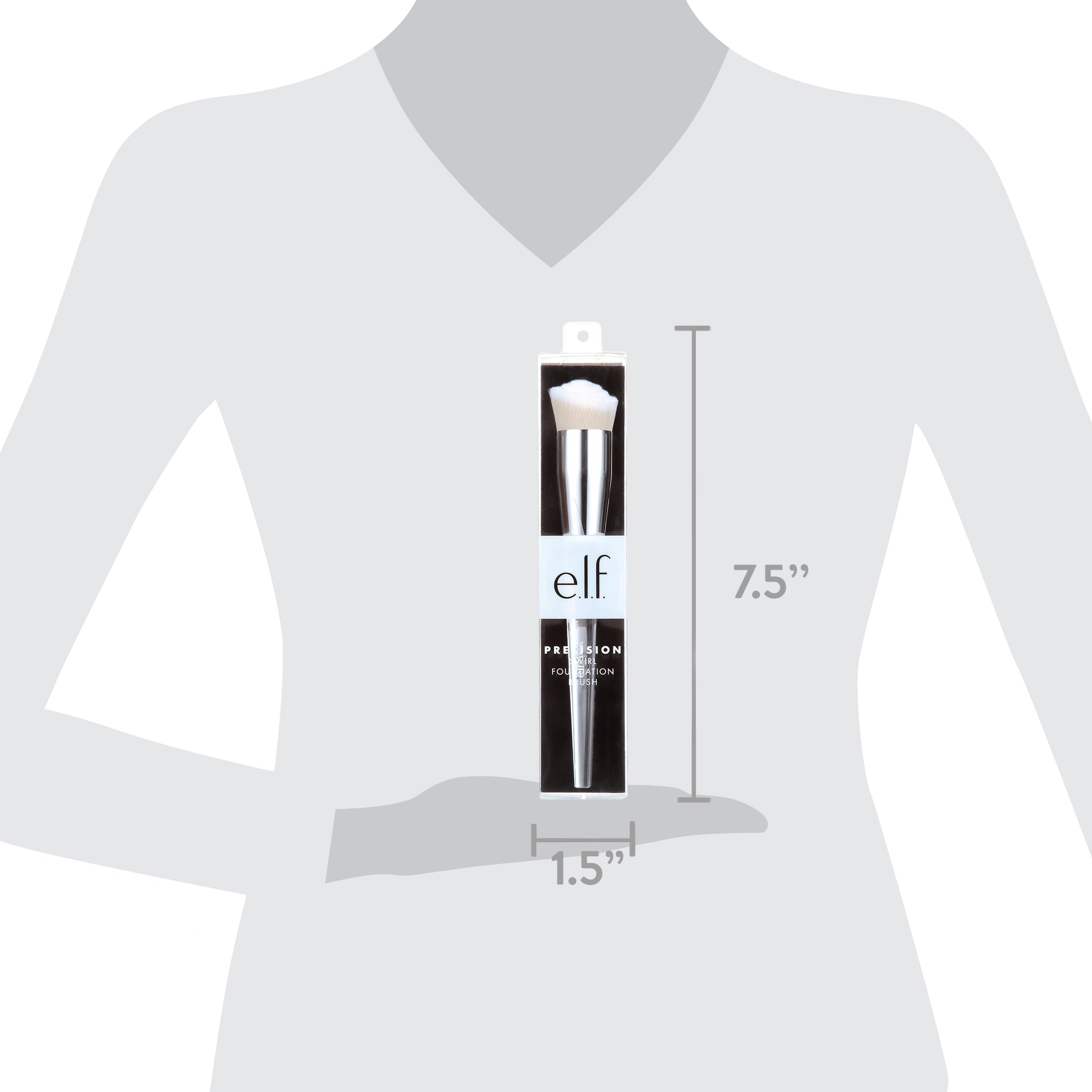 e.l.f. Cosmetics Precision Foundation Swirl Brush
