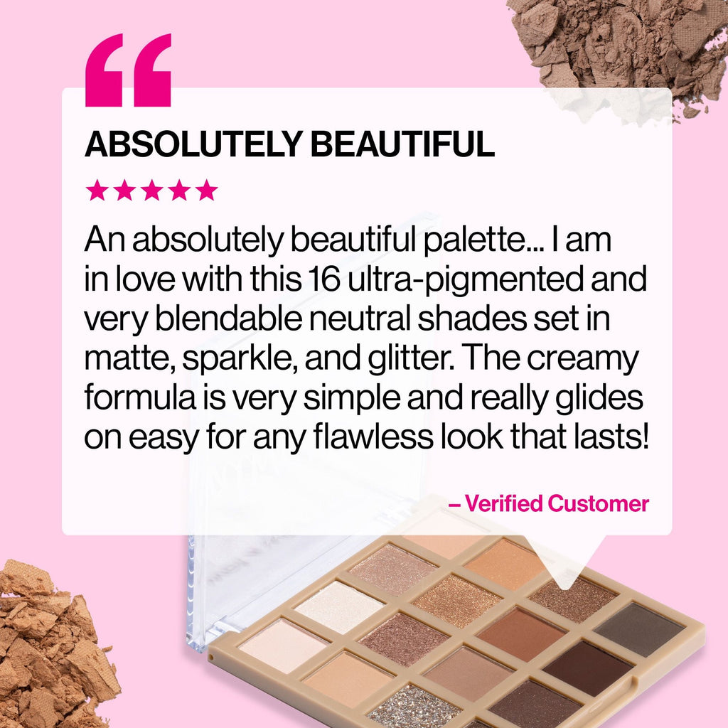 Wet n Wild 16 Pan Eyeshadow Makeup Palette - Always Naked