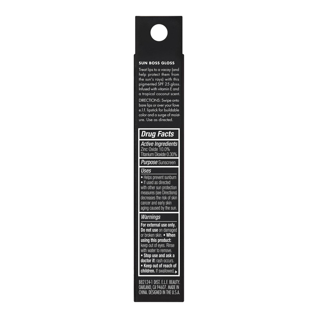 e.l.f. Sun Boss Gloss SPF 25, It's Your Mauve, 0.13 fl oz