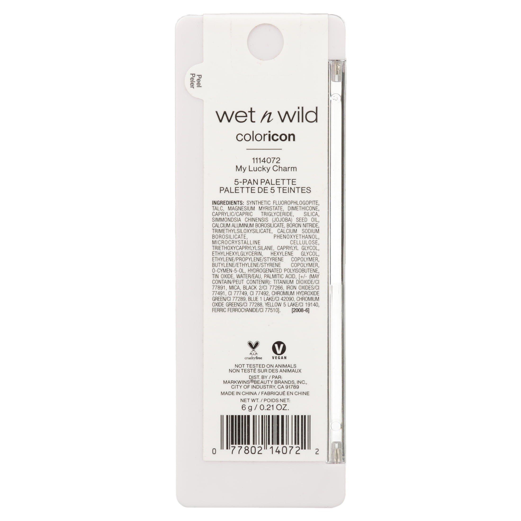 (3 pack) Wet n Wild Color Icon 5 Pan Eye & Face Makeup Palette, Eyeshadow Palette, My Lucky Charm
