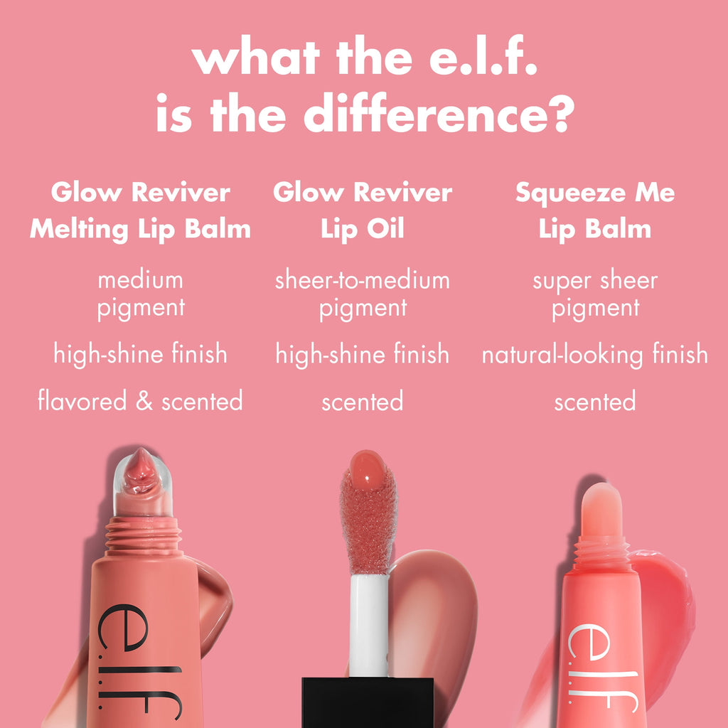 e.l.f. Glow Reviver Melting Lip Balm, Java Chip, 0.52 oz