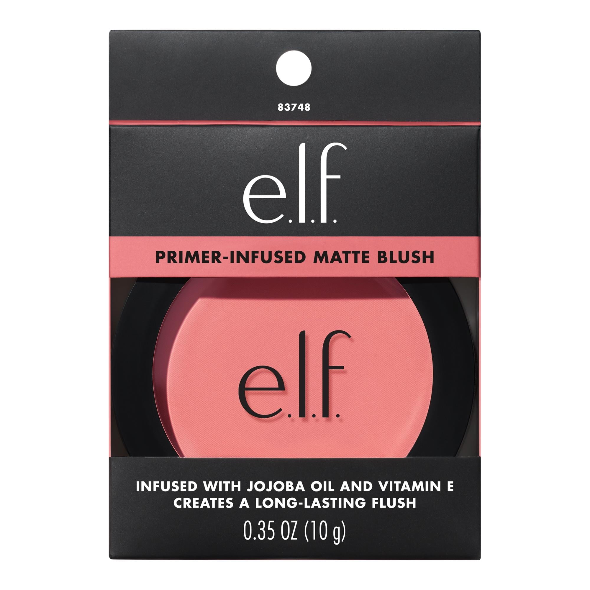 e.l.f. Primer-Infused Matte Blush, Always Crushing, 0.35oz
