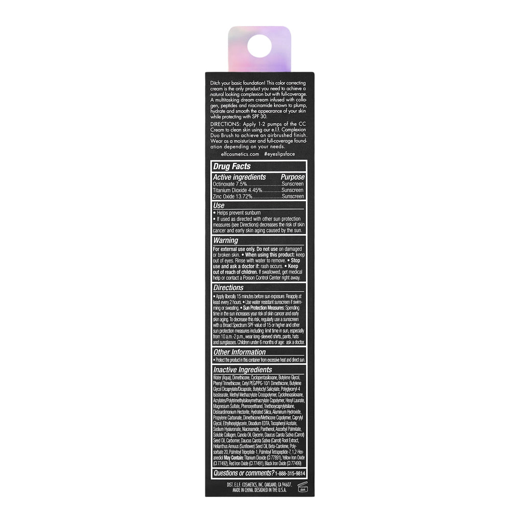 e.l.f. Camo CC Cream, Light 120 N, 1 oz