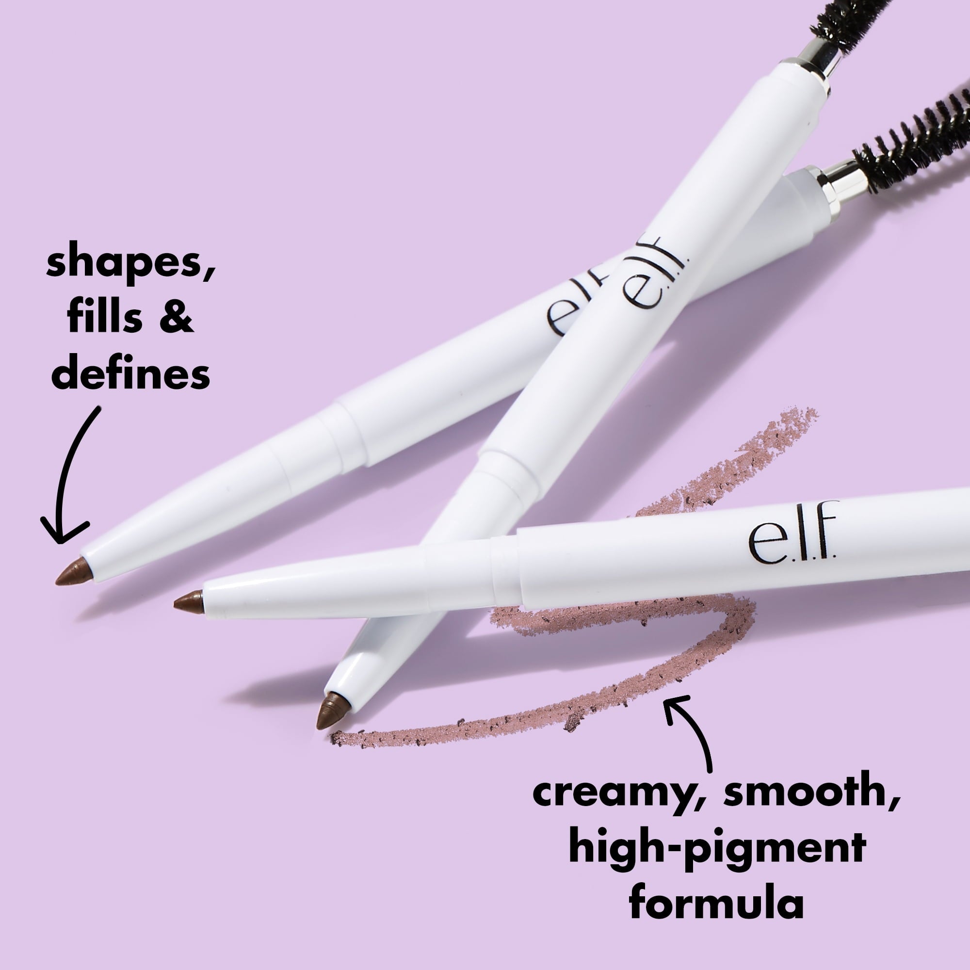 ELF Instant Brow Lift Pencil 2 Packs Deep Brown