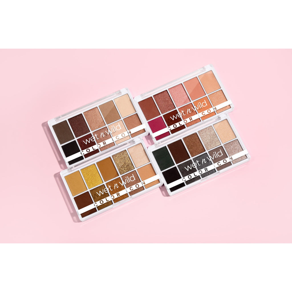 wet n wild Color Icon 10 Pan Eyeshadow Palette, Lights Off, 0.42 oz