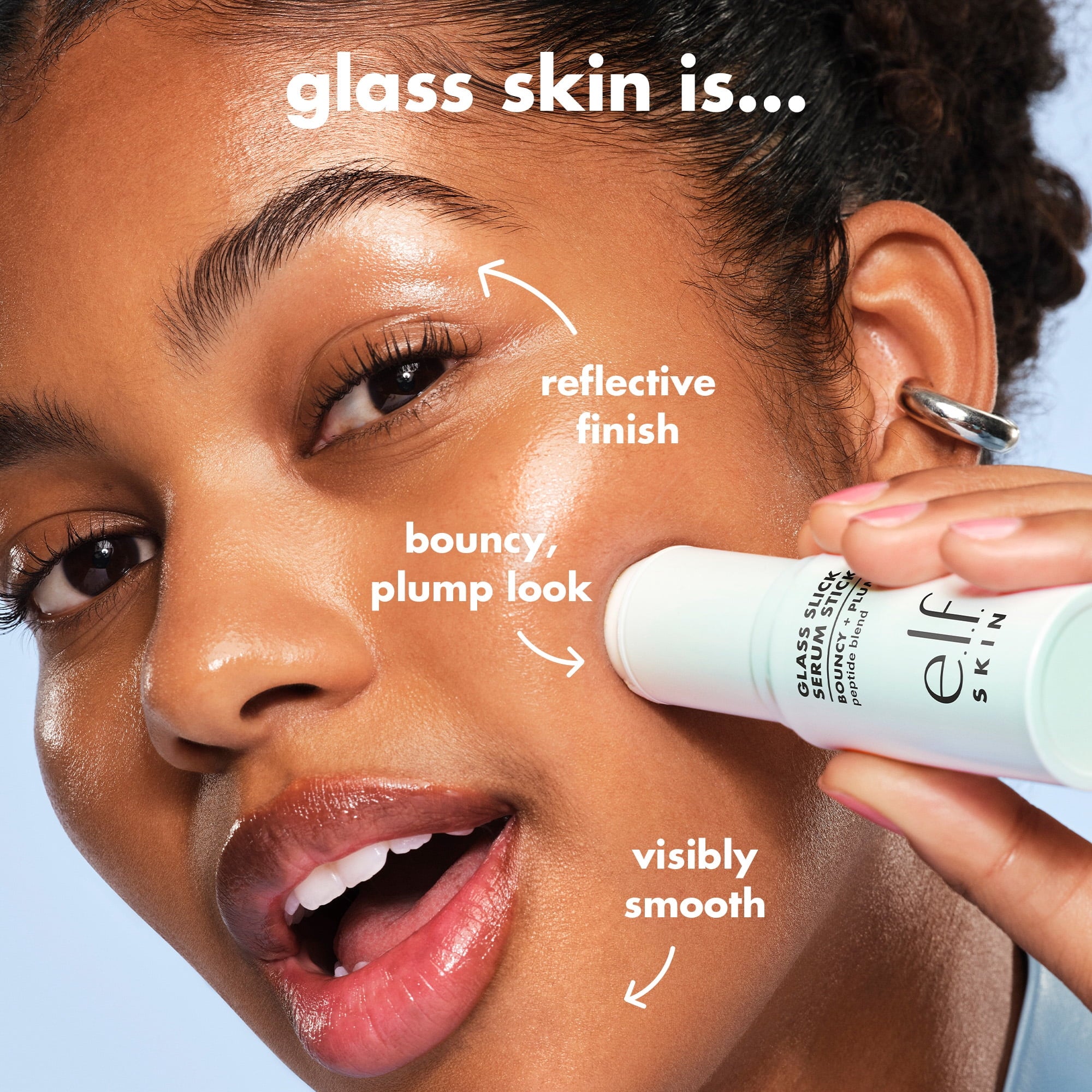 e.l.f. SKIN Glass Slick Serum Stick, 0.63  oz