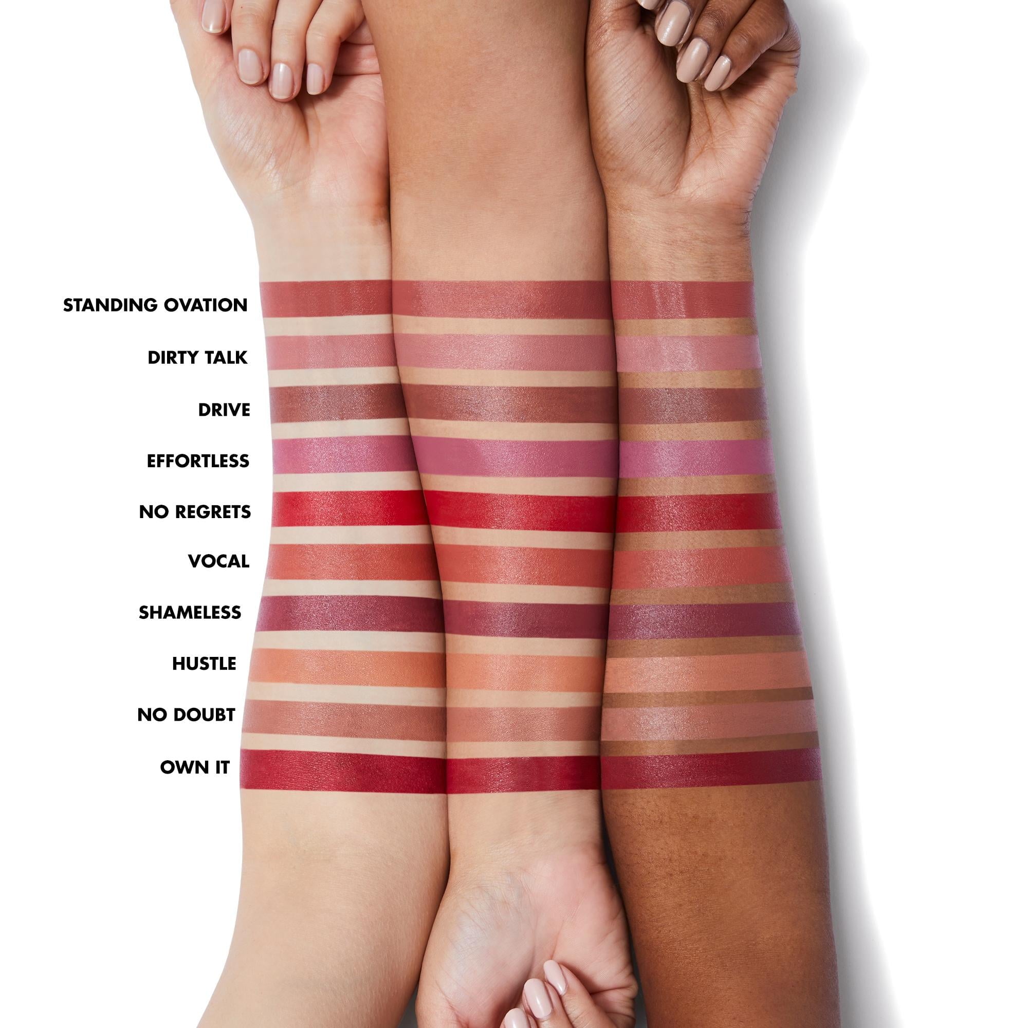 e.l.f. O FACE Satin Lipstick, Own It, 0.13oz