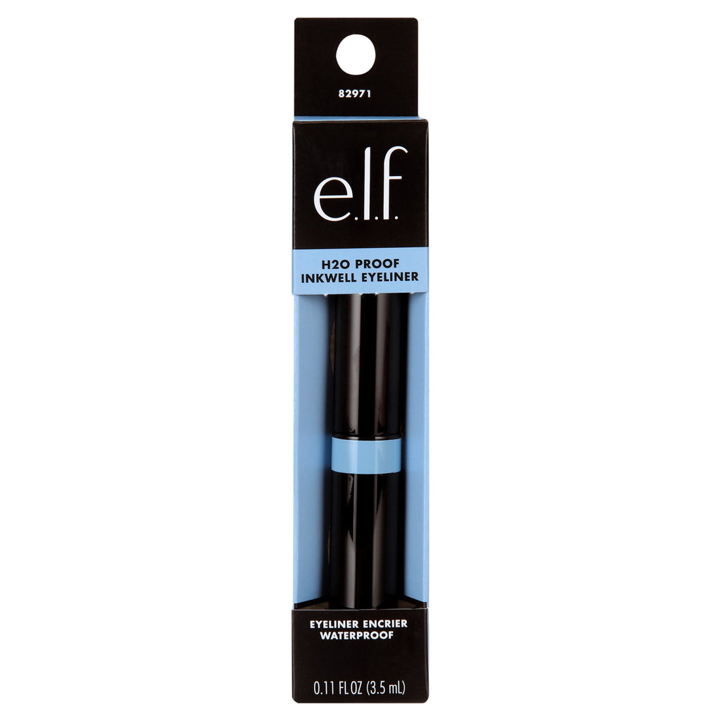 e.l.f. H2O Proof Inkwell Eyeliner, Bluebird, 0.11 fl oz