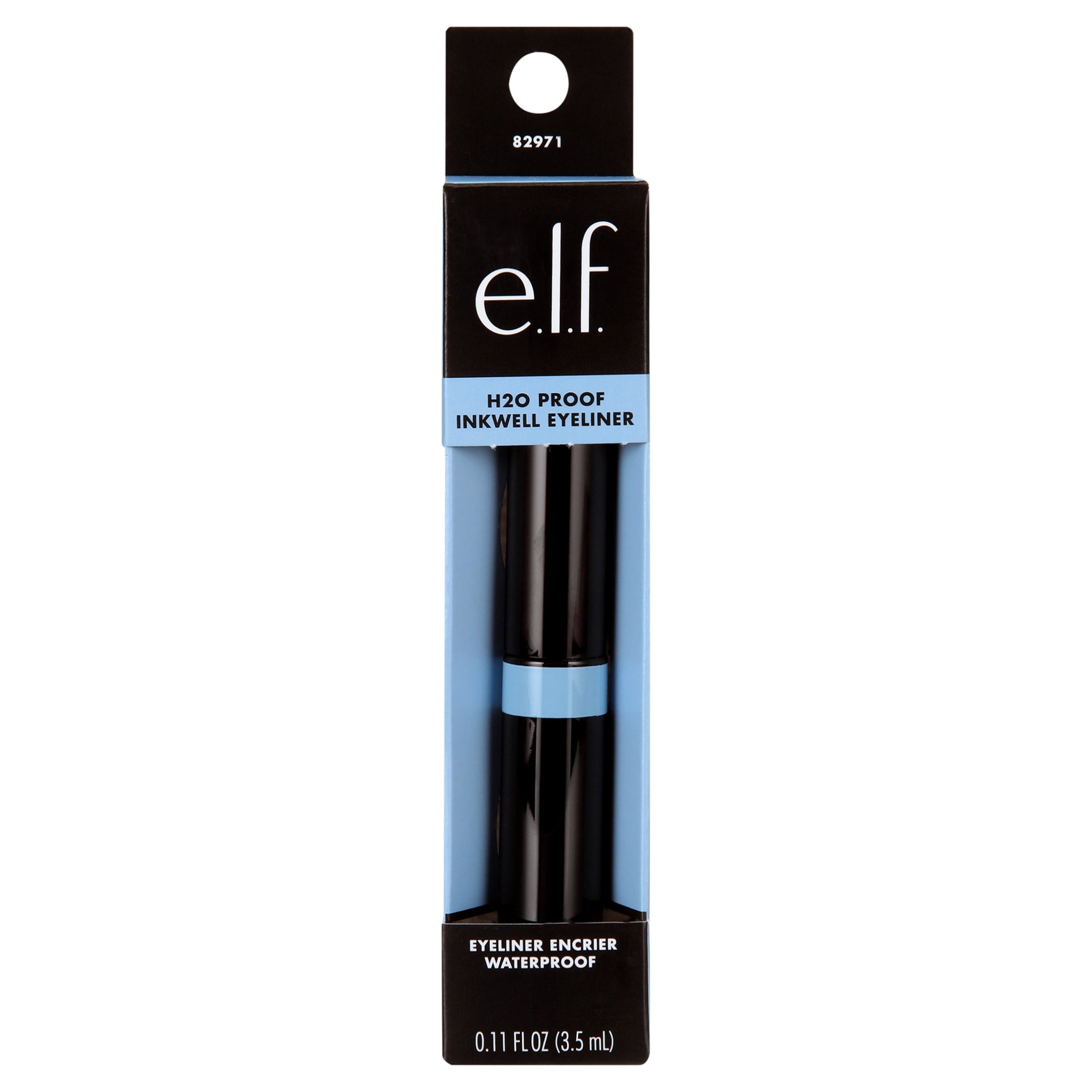 e.l.f. H2O Proof Inkwell Eyeliner, Bluebird, 0.11 fl oz