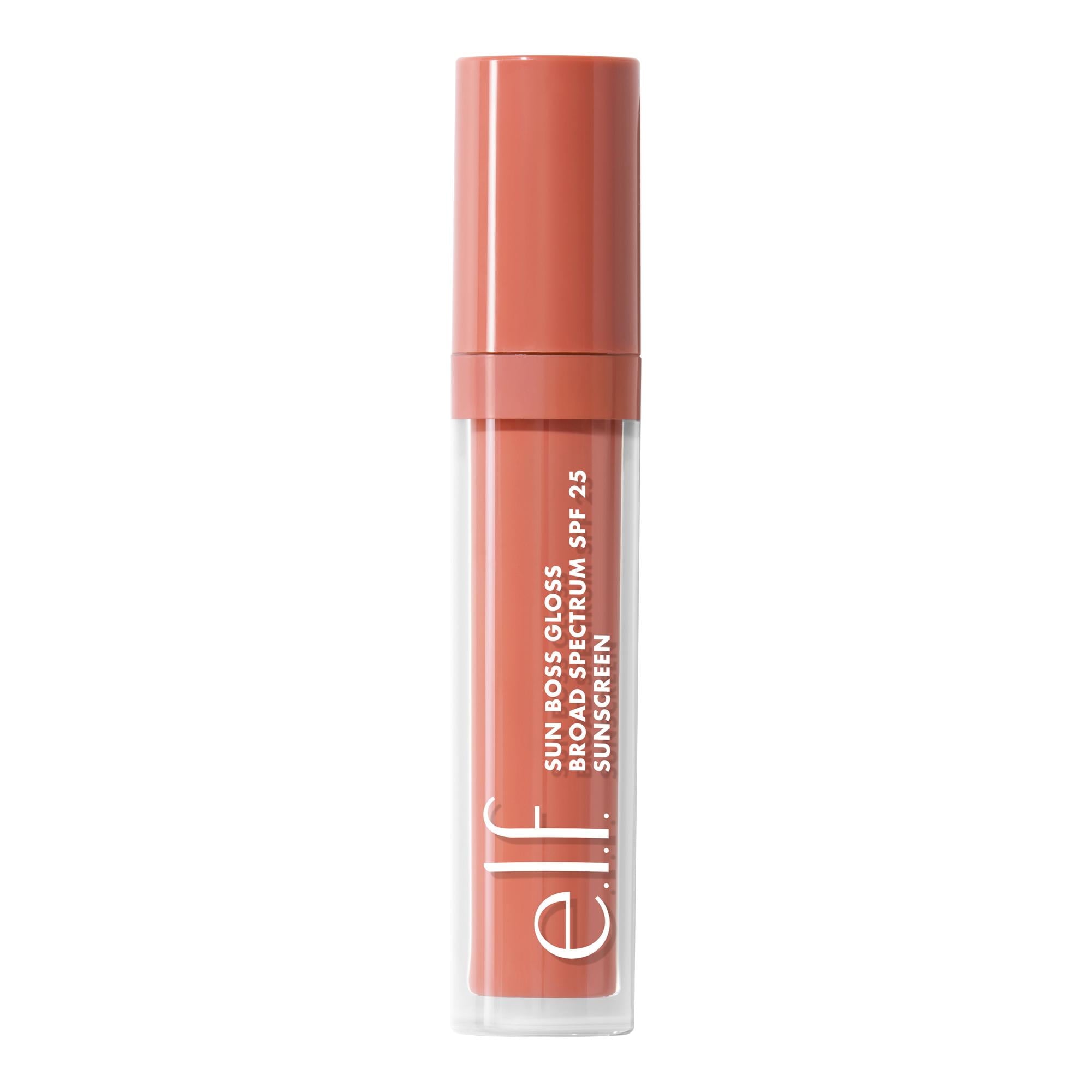 e.l.f. Sun Boss Gloss SPF 25, Peachy Kween, 0.13 fl oz