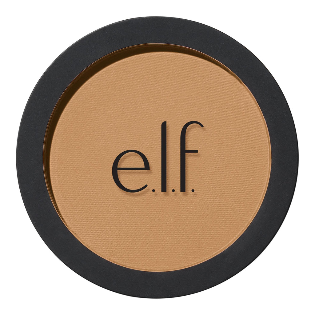 e.l.f. Primer-Infused Matte Bronzer, Tan O'Clock, 0.35oz