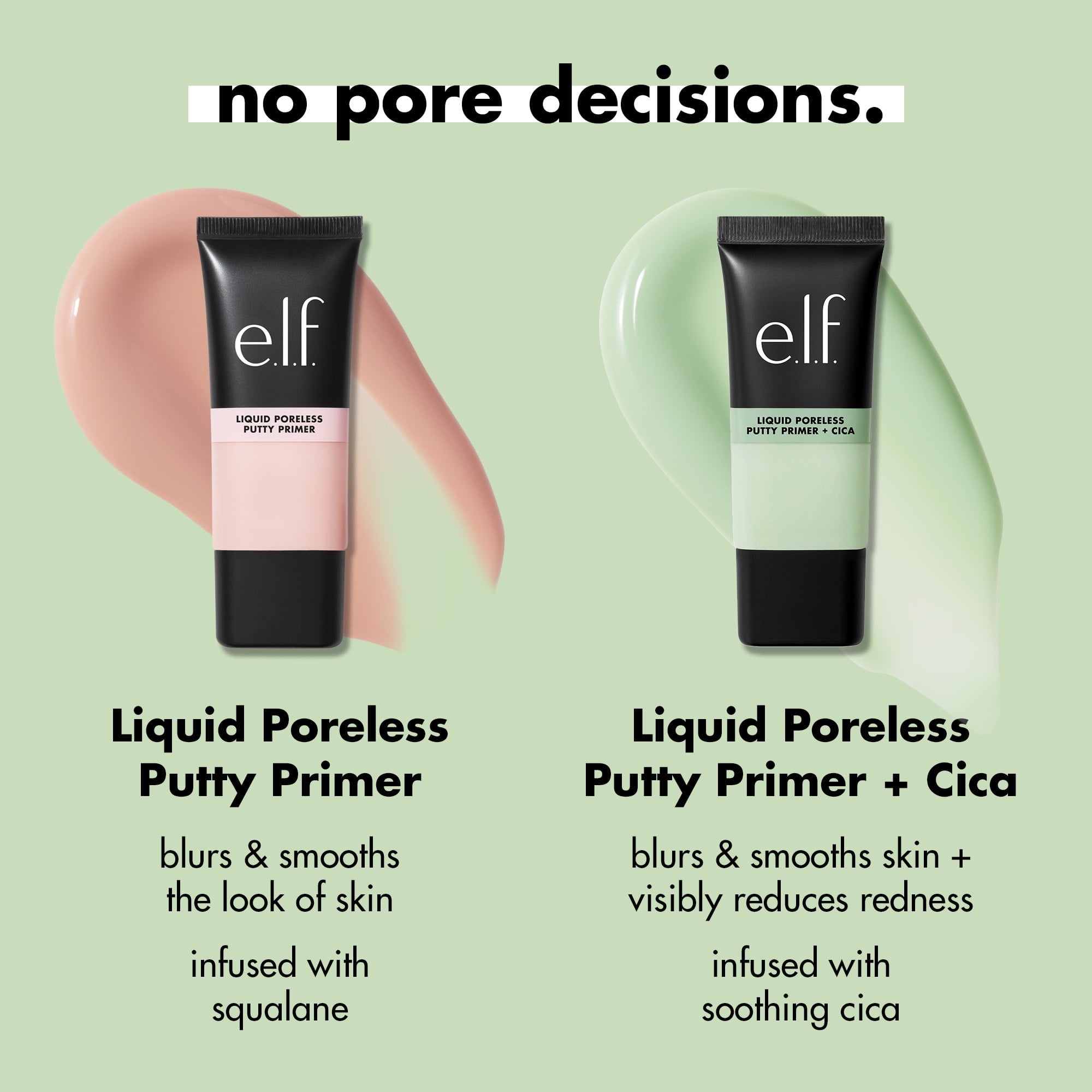 e.l.f. Liquid Poreless Putty Primer + Cica, 0.94 fl oz
