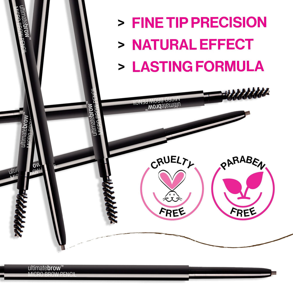 Wet N Wild Ultimate Brow™ Shaping Micro Brow Pencil, Deep Brown