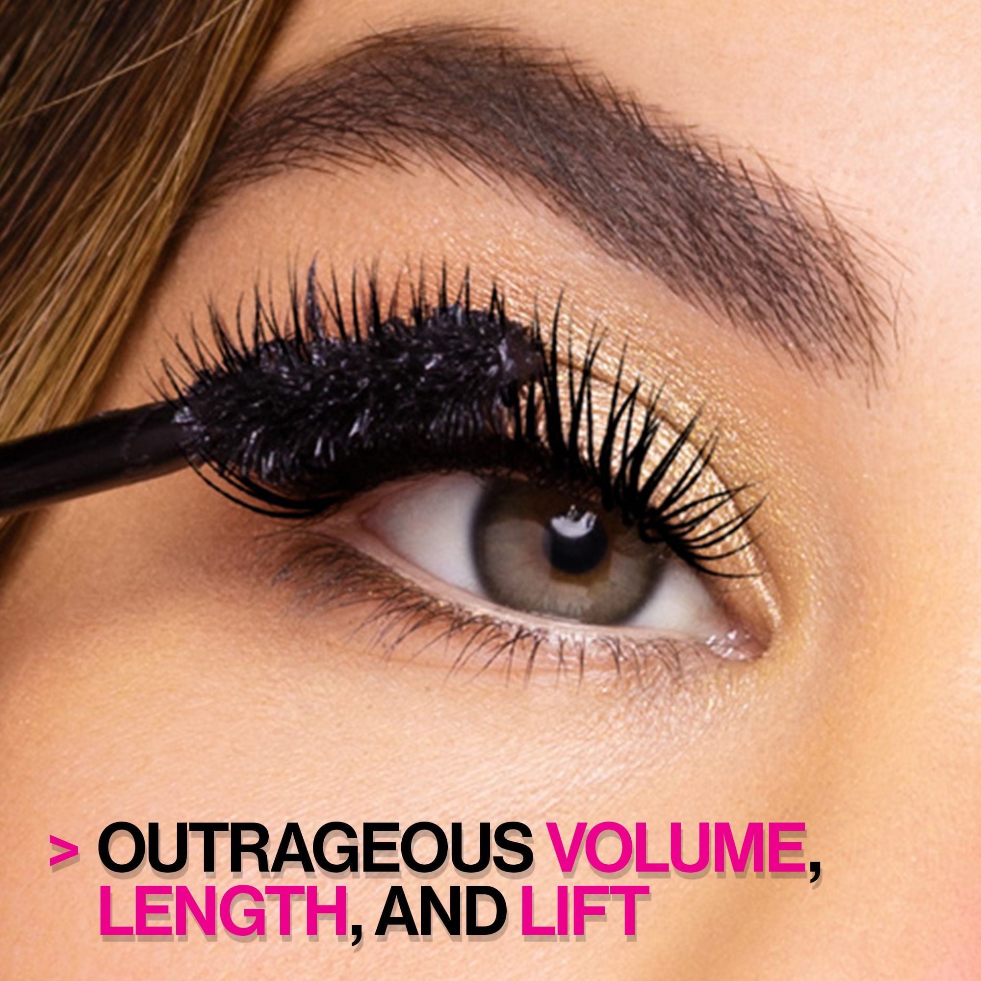 Wet n Wild Big Poppa Waterproof Mascara, Volumizing and Lengthening, Blackest Black, 0.34 fl oz