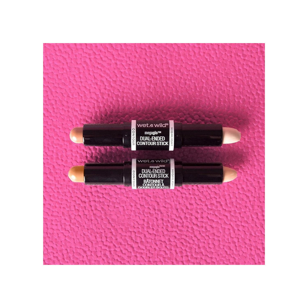 Wet n Wild MegaGlo Blendable Dual-Ended Contour Stick, Light Medium, Cruelty-Free