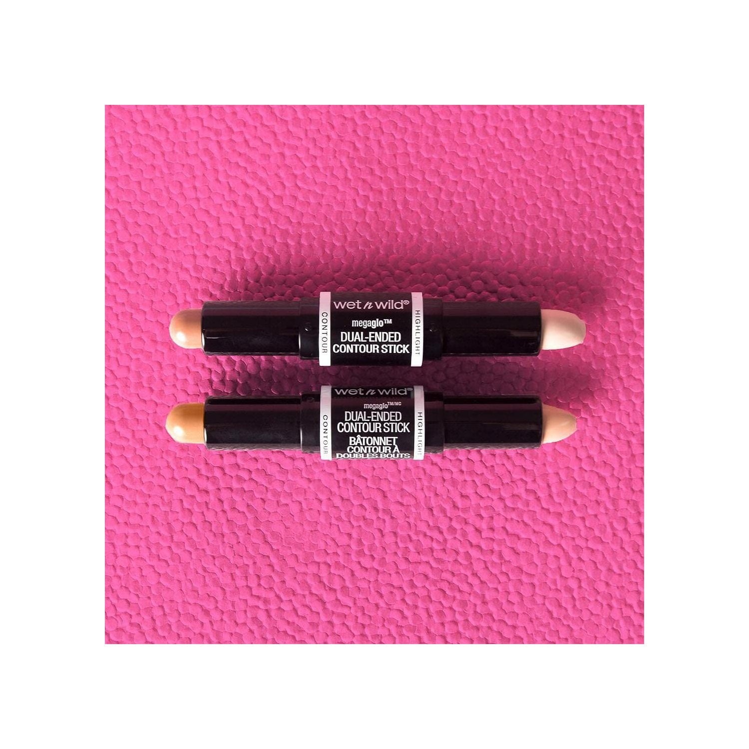 Wet n Wild MegaGlo Blendable Dual-Ended Contour Stick, Light Medium, Cruelty-Free