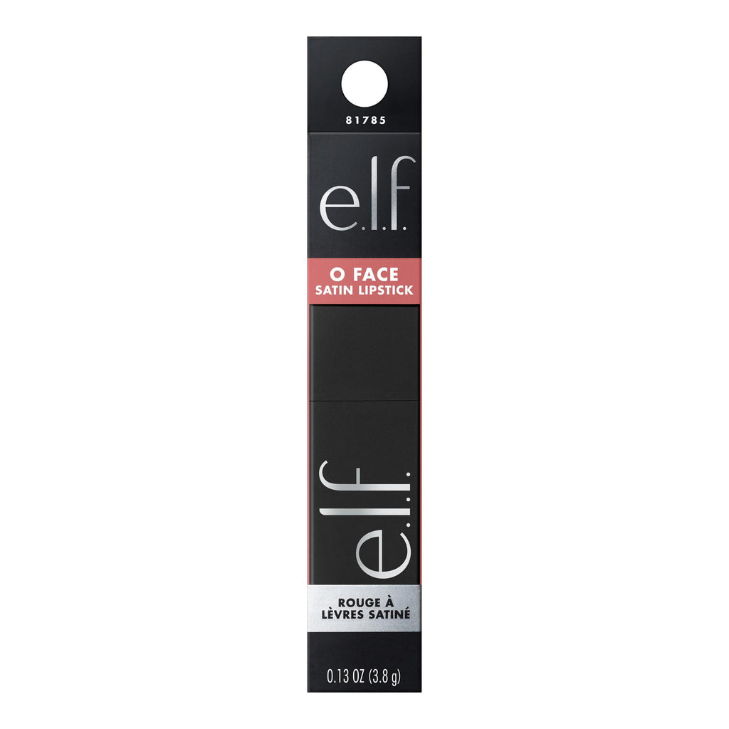 e.l.f. O Face Satin Lipstick, Dirty Talk, 0.13 oz