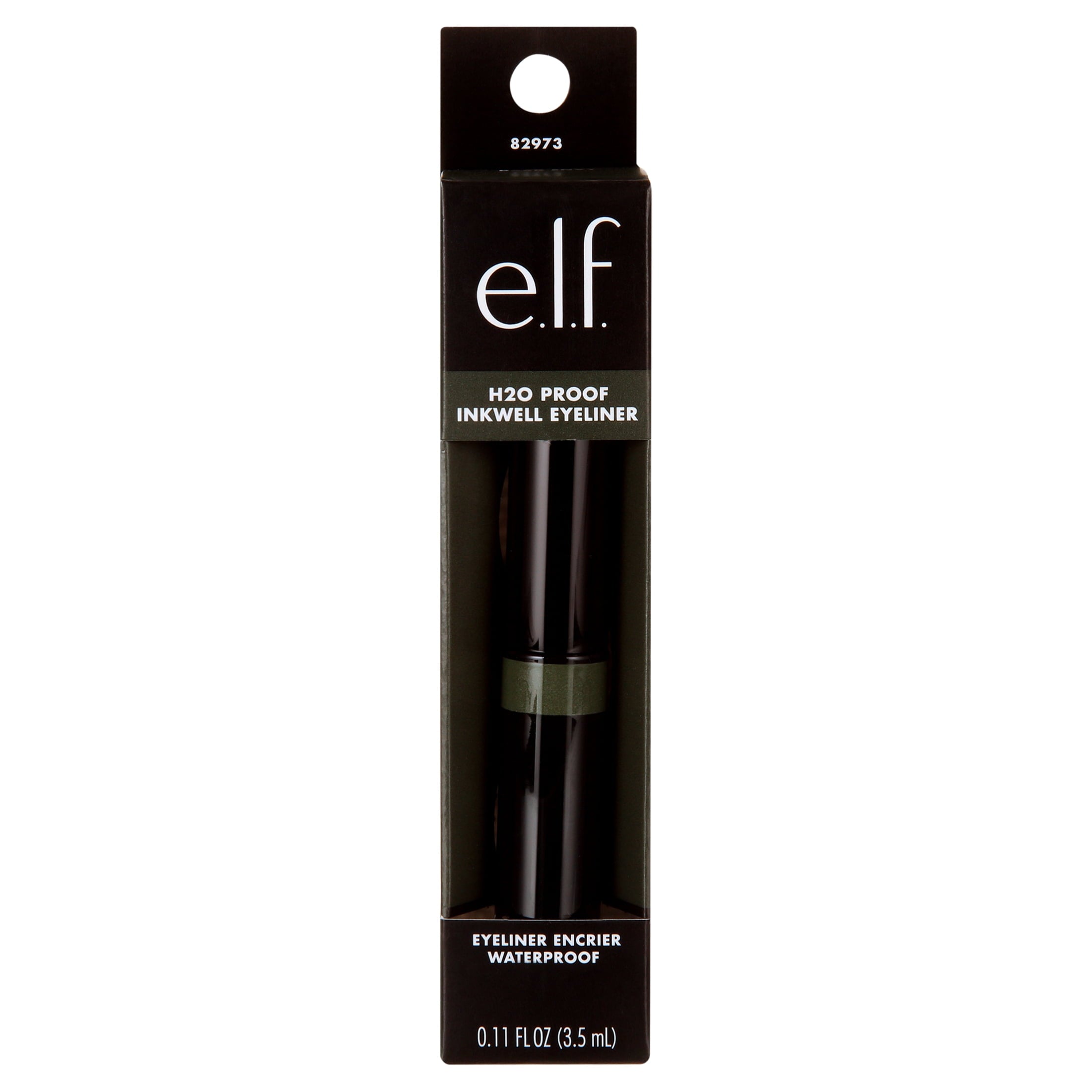 e.l.f. H2O Proof Inkwell Eyeliner, Dark Envy, 0.11 fl oz