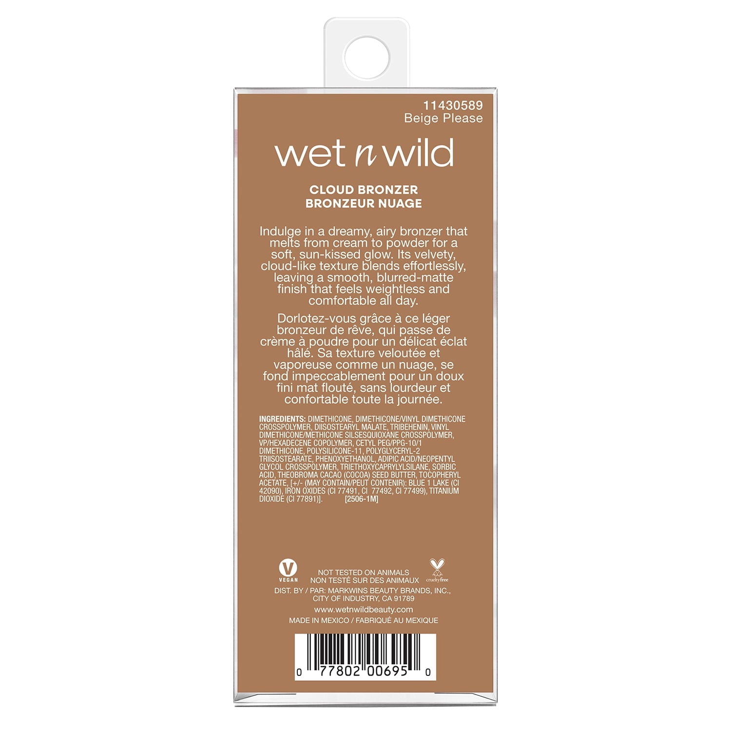 Wet n Wild Mother Fluffer Pudding Bronzer, Beige Please, 0.16 oz
