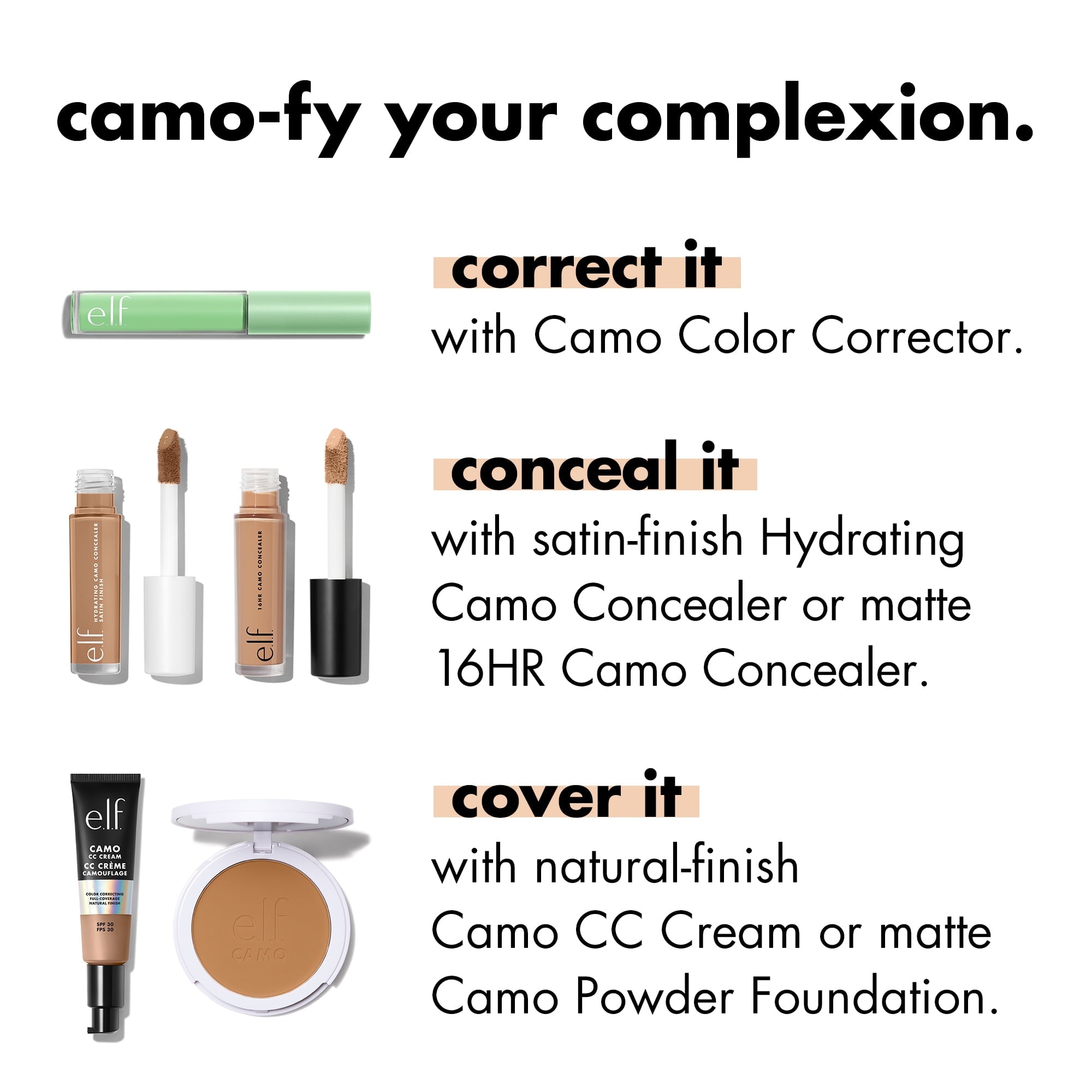 e.l.f. Camo Color Corrector, Yellow, 0.09 fl oz
