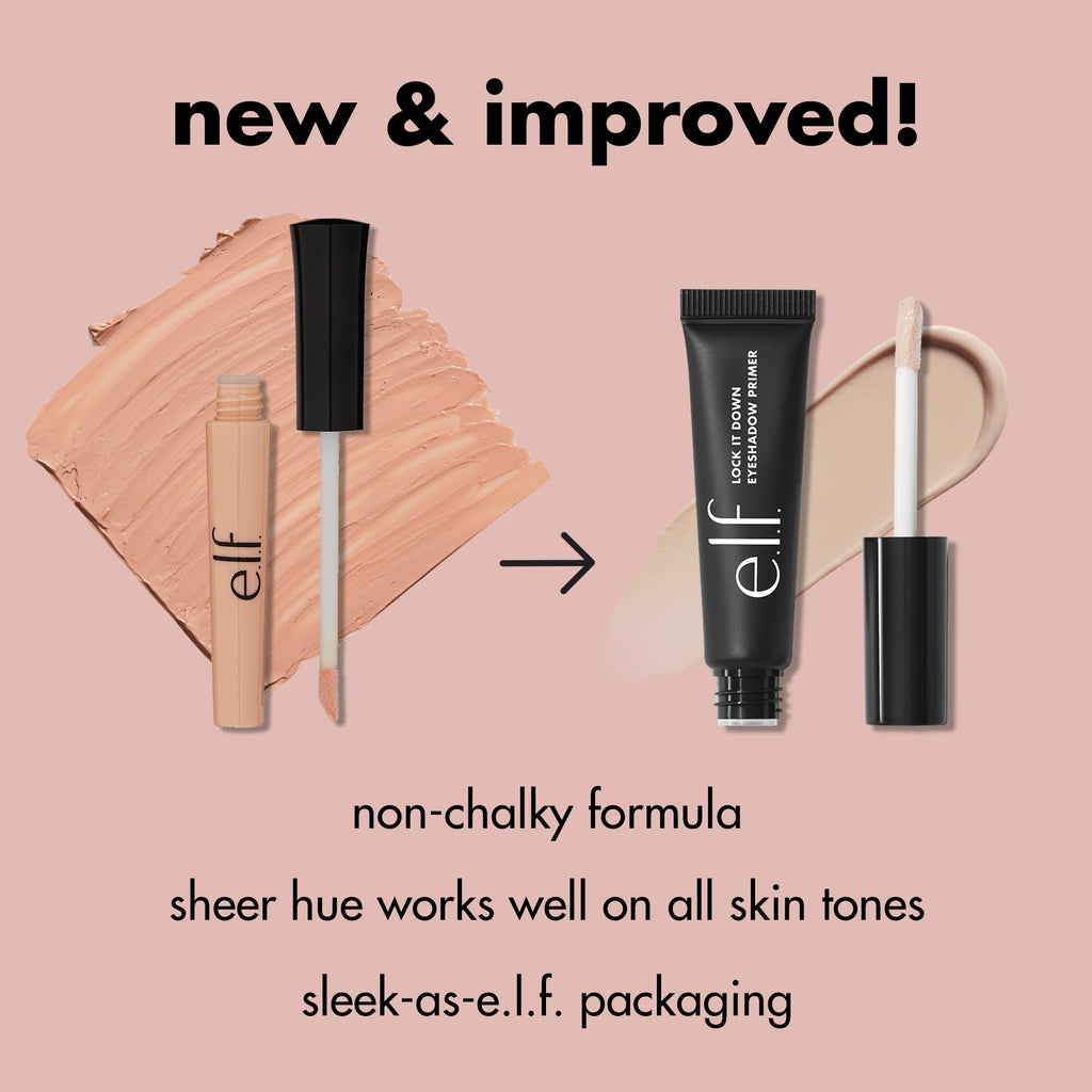 e.l.f. Lock It Down Eyeshadow Primer, 0.23 fl oz