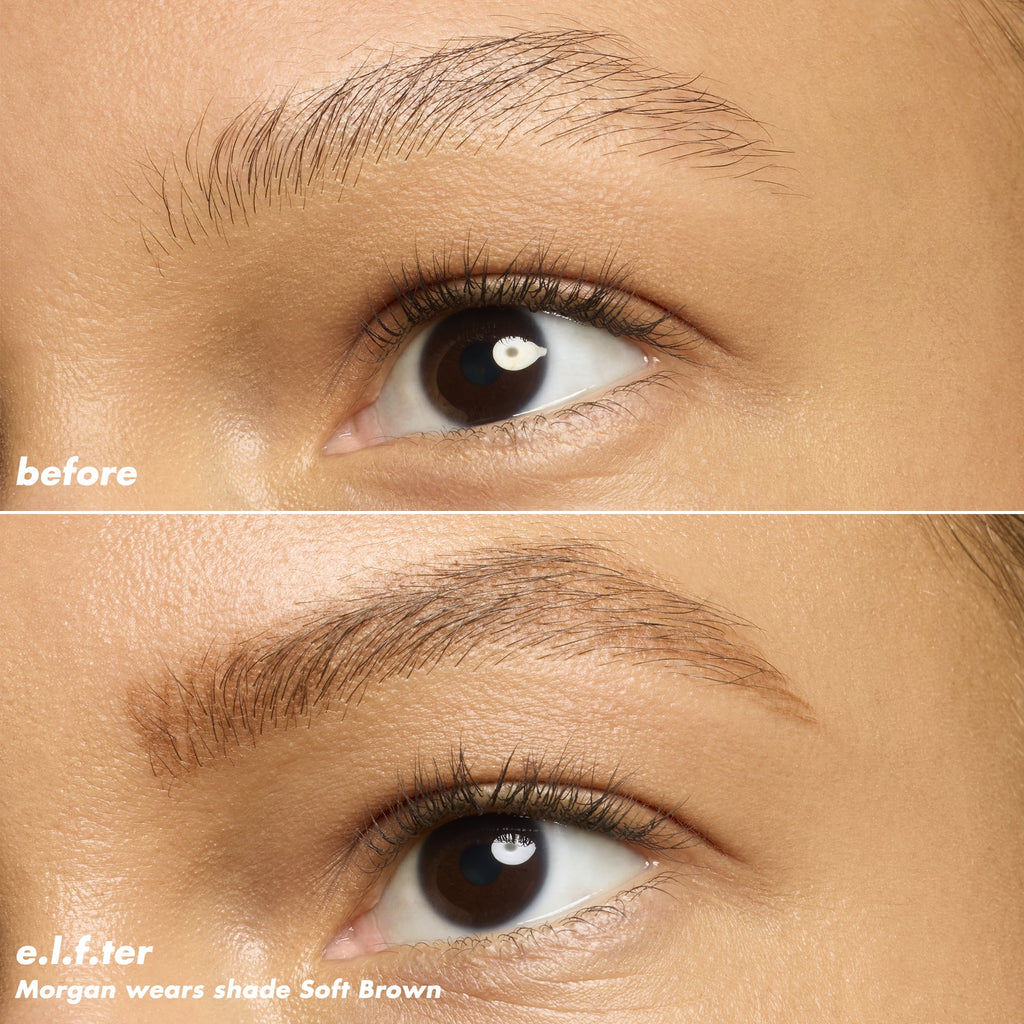 e.l.f. Holy Strokes Micro-Fine Brow Pencil, Soft Brown, 0.001oz